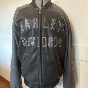 Vintage men's 100th anniversary Harley Davidson Leather Jacket